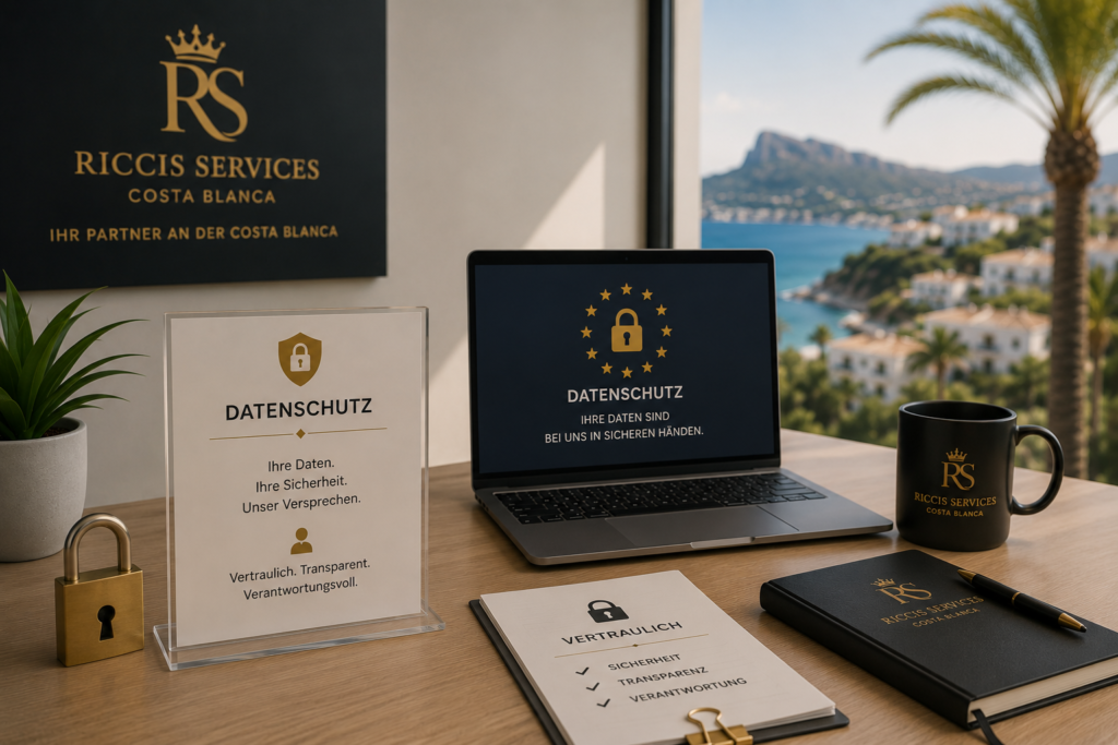 Datenschutzerklärung riccis services datenschutz